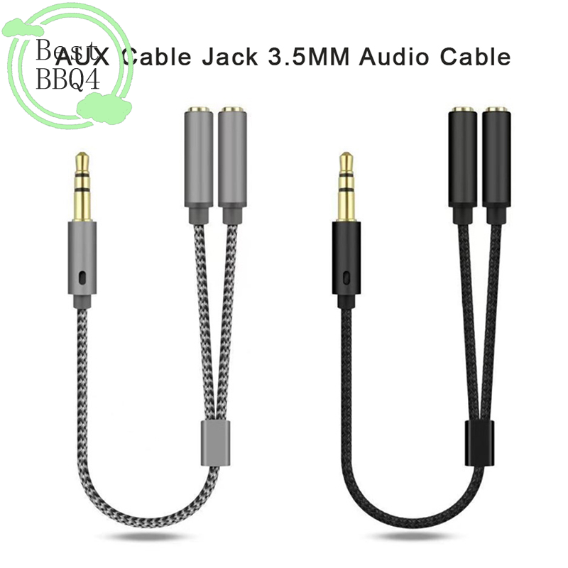 (BBQ4)AUX ケーブル ジャック 3.5MM オーディ - Earphone Splitter Jack のレビューと価格