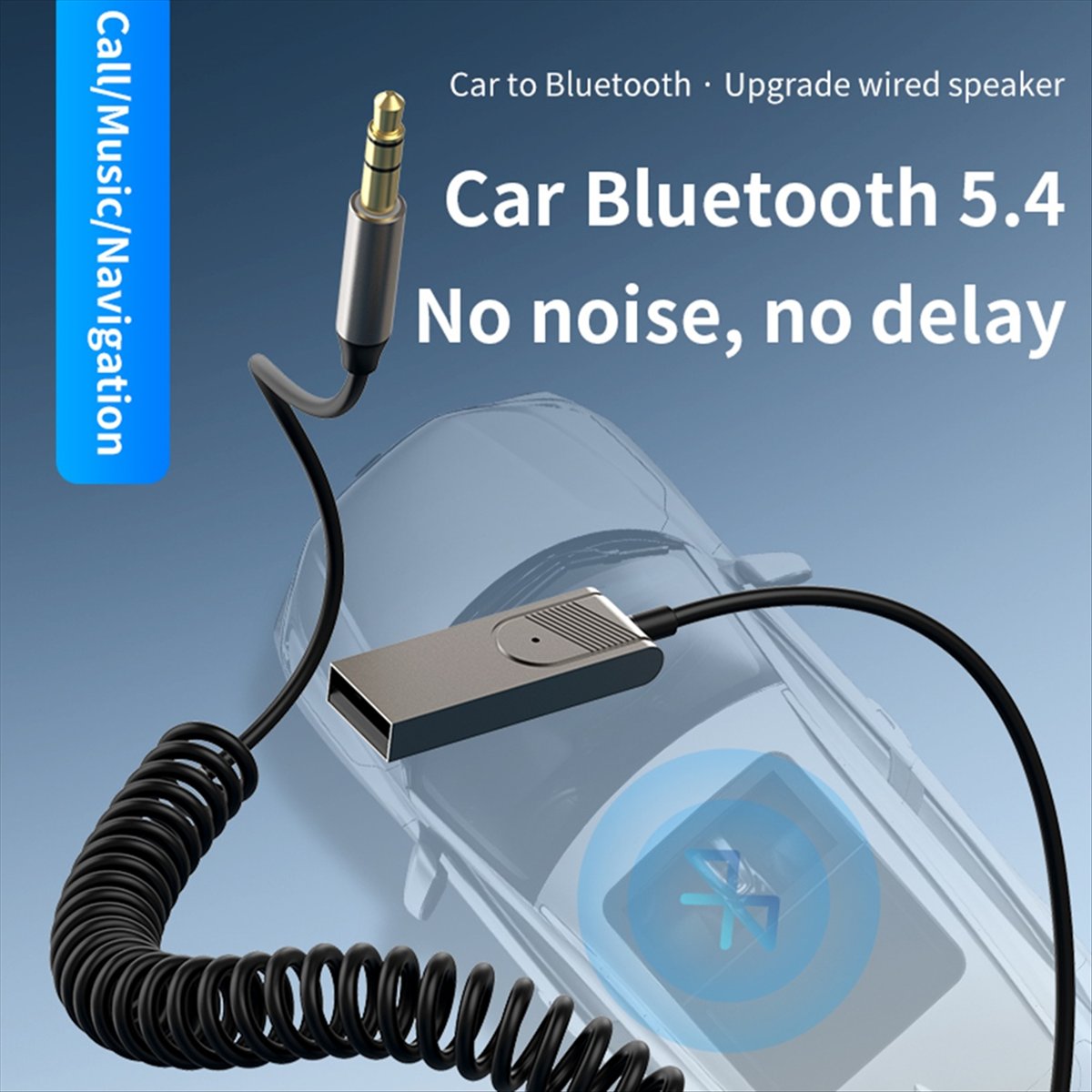 A85P AUX 車載 Bluetooth 5.4 レシーバ - Bluetooth Adapter Receiver のレビューと価格