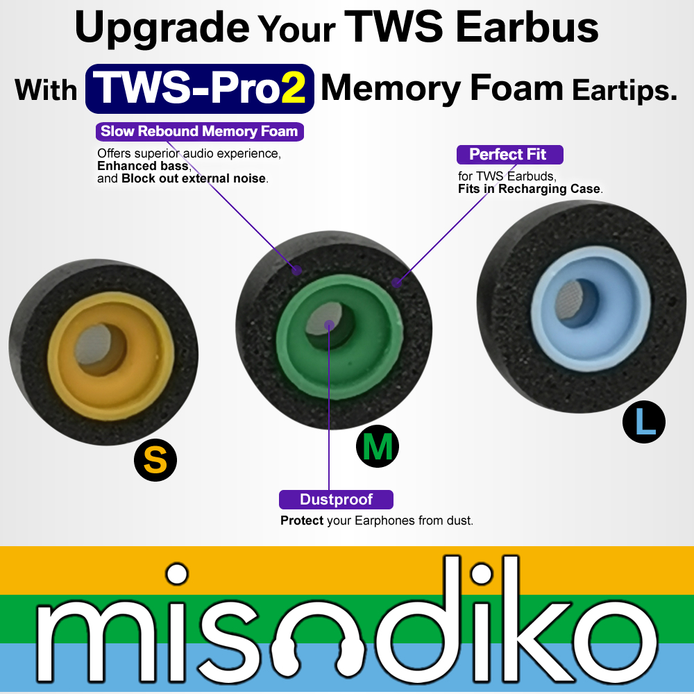 Misodiko TWS-Pro2メモリフォームイヤーチップ - Anker Speaker Soundcore Boom 2 のレビューと価格