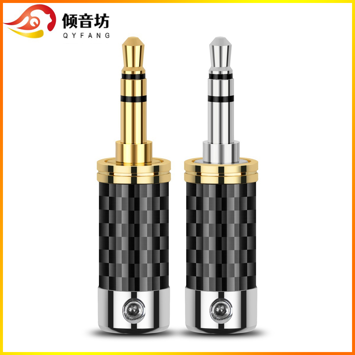 Qyfang 3.5 ミリメートル 3 極ステレオ金属アダプ - Audiophile Headphone Wired のレビューと価格