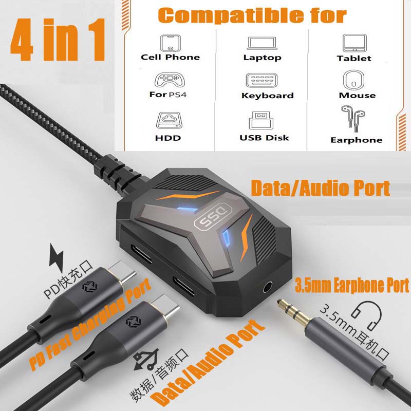 タイプ C スプリッター USB C から 3.5mm ステ - Cable Extension 3.5 のレビューと価格